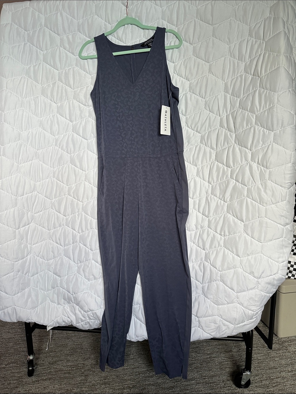 Athleta Brooklyn Textured Sleeveless Jumpsuit